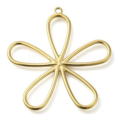 Ion Plating(IP) 304 Stainless Steel Pendants X-STAS-I310-07G-1