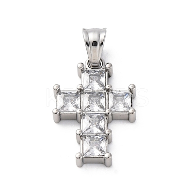 304 Stainless Steel Pendants STAS-L286-15P-1