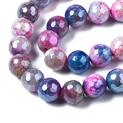 Natural Agate Beads Strands G-Q998-013E-1