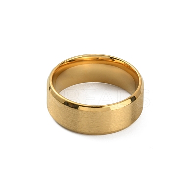 201 Stainless Steel Plain Band Ring for Men Women RJEW-WH0010-06D-MG-1