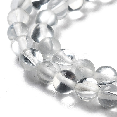 Synthetic Moonstone Beads Strands G-P528-J01-09-1