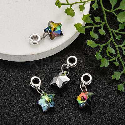 Tibetan Style Alloy Large Hole European Dangle Charms LS-X-PALLOY-JF00040-1
