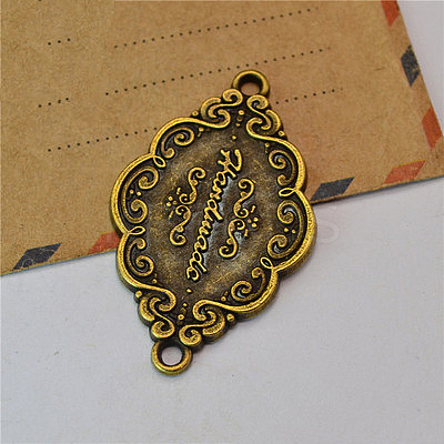 Tibetan Style Retro Alloy Links LS-PALLOY-TAC0014-21AB-1