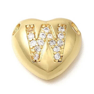 Rack Plating Brass Micro Pave Cubic Zirconia Pendants KK-I722-04G-W-1
