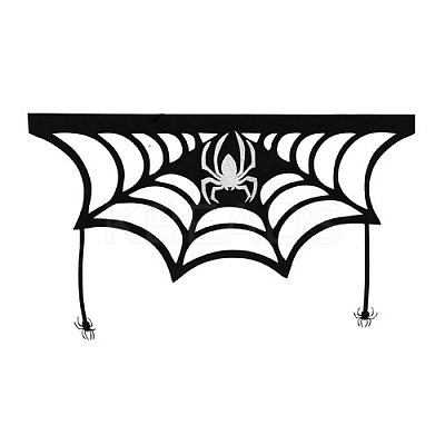 Cloth Spider Woven Net Dispaly Decoration DARK-PW0001-038B-1