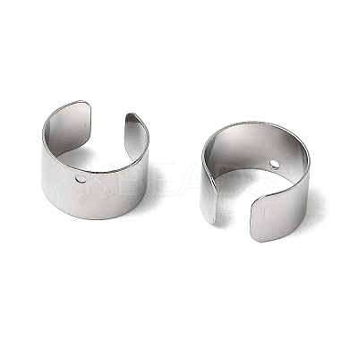 304 Stainless Steel Ear Cuff Findings STAS-G379-01P-1