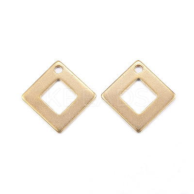 Ion Plating(IP) 304 Stainless Steel Charms LS-X-STAS-G127-07G-1