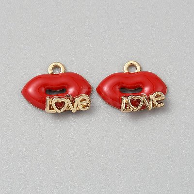 Alloy Enamel Pendants FIND-TAC0039-010G-1