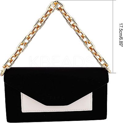 Bag Strap Chains PALLOY-WH0070-36G-1