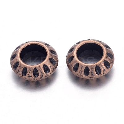 Tibetan Style Alloy European Beads LS-TIBEB-EAA386Y-R-FF-1