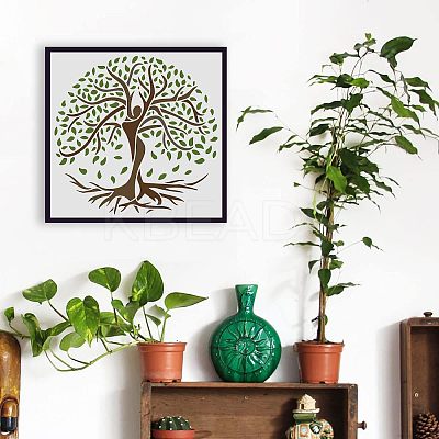 Large Plastic Reusable Drawing Painting Stencils Templates DIY-WH0172-601-1