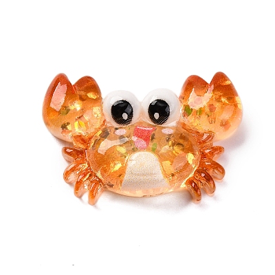 Marine Organism Theme Resin Cabochons RESI-Q010-01A-1
