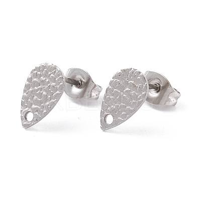 Non-Tarnish 304 Stainless Steel Stud Earring Findings STAS-L216-46P-1