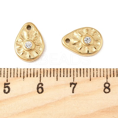 304 Stainless Steel Charms X-STAS-L022-543G-1