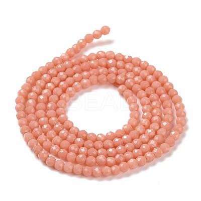 Glass Imitation Jade Beads Strands GLAA-H021-02-02-1