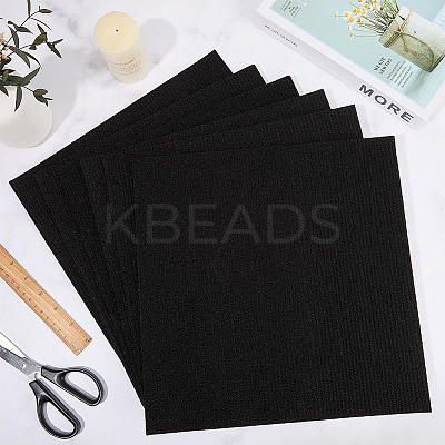 12Pcs Square Self-adhesion Polyester Carpet Tape DIY-CN0003-45B-1