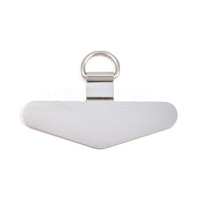201 Stainless Steel Mobile Phone Tether Tab AJEW-A075-01P-1