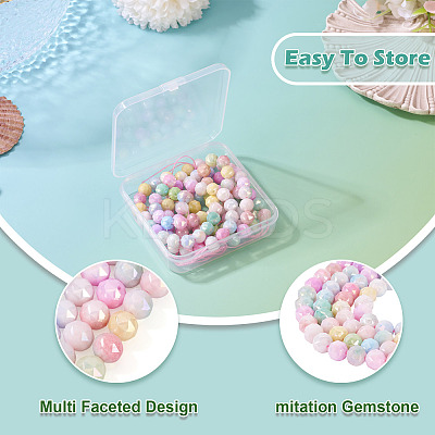 2 Strands Anti-Tarnish Electroplate Glass Beads Strands GLAA-TA0003-56-1