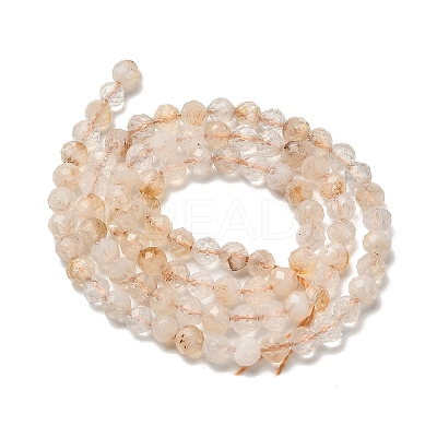 Natural Citrine(Heated) Beads Strands G-RM2025524-A03-4mm-1