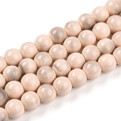 Baking Paint Glass Beads X1-DGLA-N013-10mm-06-1