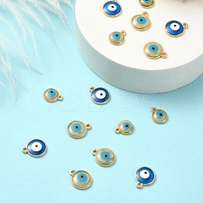 15Pcs 3 Styles Epoxy Resin Enamel Pendants RESI-YW0001-78-1