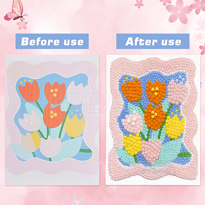 DIY Soft Balls Painting Kit for Children DIY-GF0010-13C-1