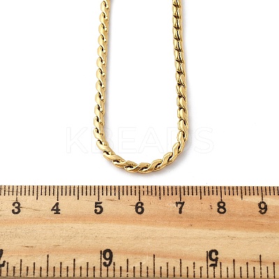 304 Stainless Steel Rope Chain Necklaces for Women LS-NJEW-Q026-02G-1
