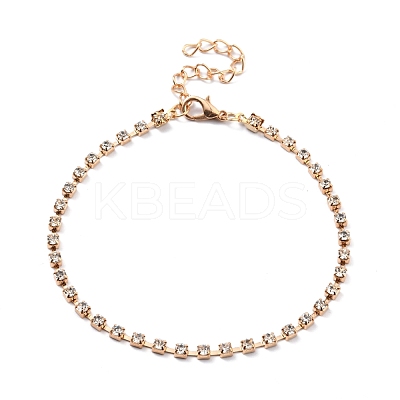 4Pcs 4 Style Boho Alloy Chain Anklets Set with Resin Pearl Beaded and Flat Round Charm SJEW-D009-03KCG-1