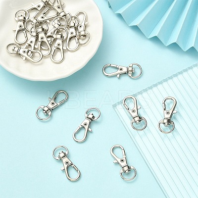 20Pcs Alloy Swivel Lobster Claw Clasps FIND-YW0001-55C-1