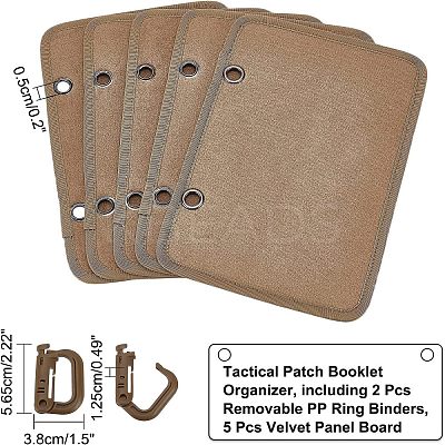 Flip-Page Hook & Loop Patch Book DIY Kit FIND-WH0108-48B-1