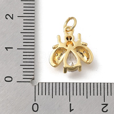 Brass Micro Pave Cubic Zirconia Pendants KK-D431-074A-01-1
