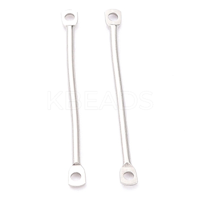 Non-Tarnish 201 Stainless Steel Links Connectors X-STAS-B011-01A-P-1