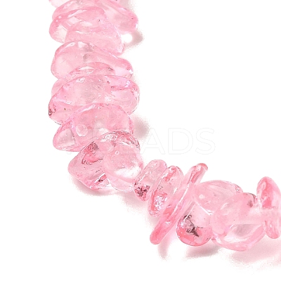 Transparent Glass Beads Strands GLAA-P060-01C-17-1