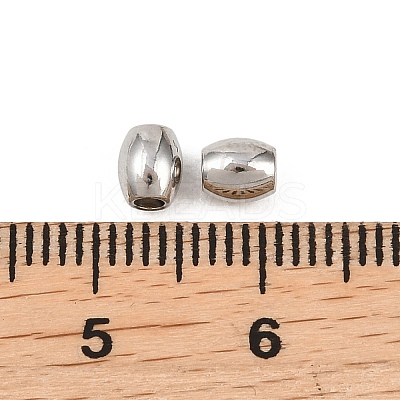 201 Stainless Steel Beads STAS-F339-08A-P-1