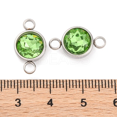 K9 Glass Connector Charms GLAA-G017-P13-1