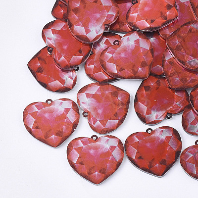 Acrylic Pendants X-OACR-S035-11C-1