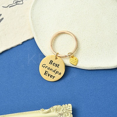 Alloy & 201 Stainless Steel Keychain KEYC-YW00102-04-1