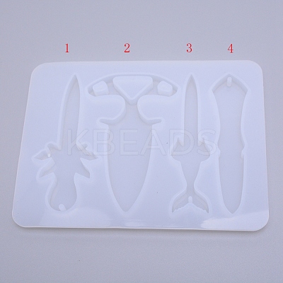 Self Defence Keychain Silicone Molds DIY-TAC0007-97A-1