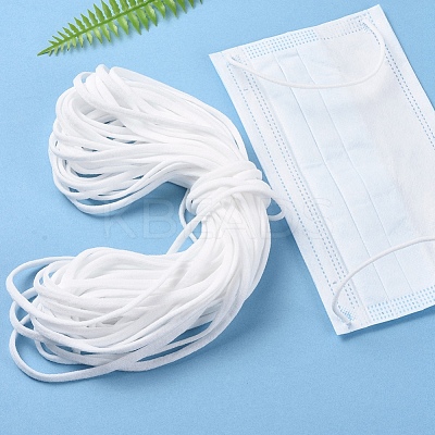 1/8 inch Flat Nylon Elastic Hollow Band for Face Mouth Cover Ear Loop OCOR-E024-02-1