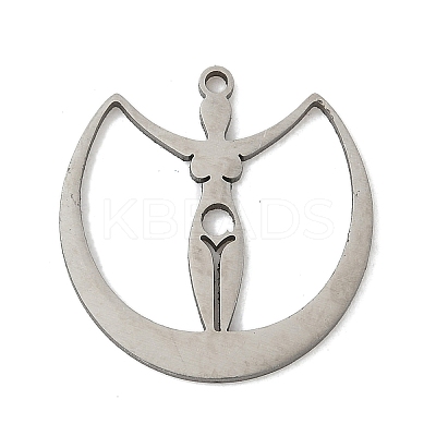 201 Stainless Steel Pendants STAS-H480-03P-1