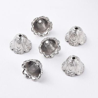 Tibetan Style Alloy Bead Caps LS-TIBEB-EA9700YKG-P-FF-1