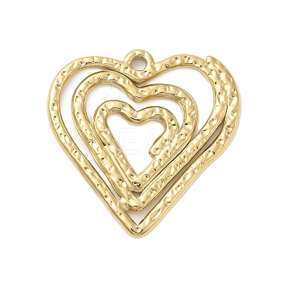 304 Stainless Steel Pendants STAS-U023-01G-1