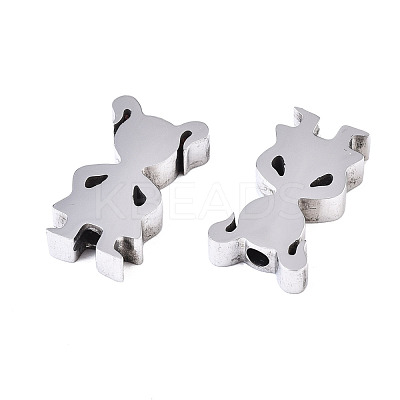 Non-Tarnish 304 Stainless Steel Beads STAS-K116-02P-B01-1