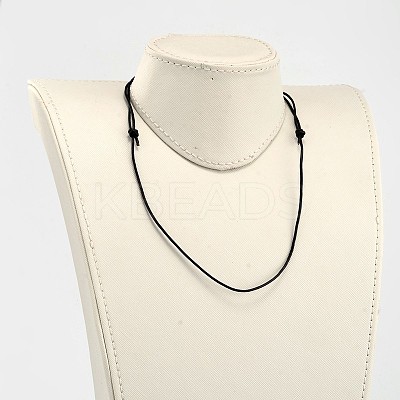 Adjustable Cowhide Leather Cord Necklace Making NJEW-JN01489-1