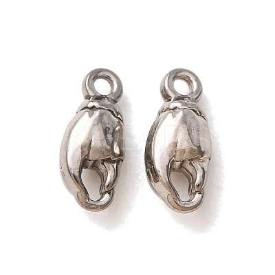 304 Stainless Steel Connector Charms STAS-N124-68P-1