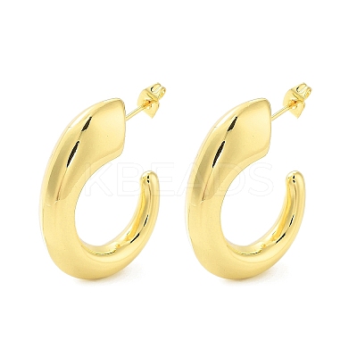 Brass Stud Earrings KK-R150-02B-1