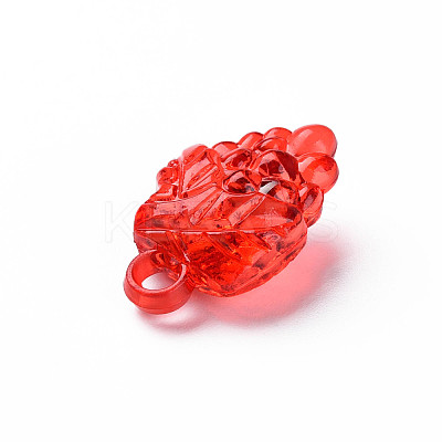 Autumn Theme Transparent Acrylic Pendants MACR-N013-025-1