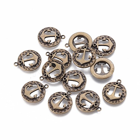 Tibetan Style Alloy Pendants LS-TIBE-S301-019AB-NR-1
