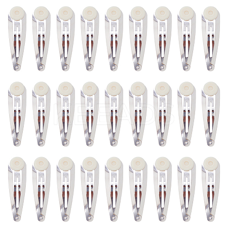 70Pcs Alloy Snap Hair Clip Finding AJEW-SC0003-36-1