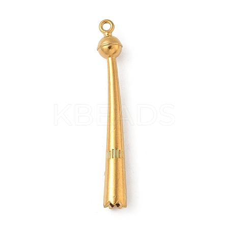 304 Stainless Steel Big Pendants STAS-Z153-08G-1